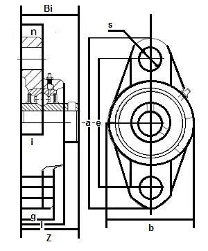 SUCFT207-21-PBT Flange 2-Bolt 1-5/16" Mounted Bearing - fast shipping 🇺🇸