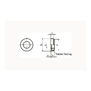 SWS-16-S NBK Seal washer - Rubber Packing Silicone rubber NBK Washers Pack of 5 Washers Made in Japan - fast shipping 🇺🇸