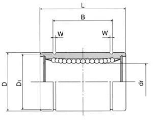 SWS6 NB 3/8" Ball Bushings Linear Motion - fast shipping 🇺🇸