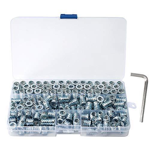 Threaded Insert for Wood 1/4-20 x 10mm 15mm 20mm Screw in Wood Insert Nut Kit 150 Pieces - fast shipping 🇺🇸