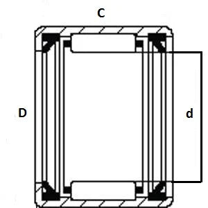 TLA2220UU Needle Bearing 22x28x20mm - fast shipping 🇺🇸