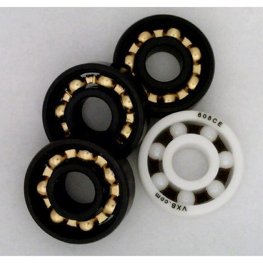 Tri Fidget Spinner Bearing Kit : Full Ceramic ZrO2 Center Bearing : 3 Outer Bronze Bearing - fast shipping 🇺🇸