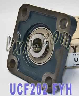 UCF-202 FYH Square Flanged Bearing 15mm inner Diameter Mounted Bearing - fast shipping 🇺🇸