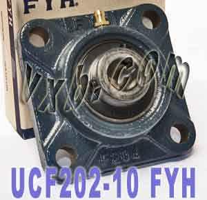 UCF202-10 FYH Square Flanged Bearing 5/8 Inner Mounted Bearing - fast shipping 🇺🇸