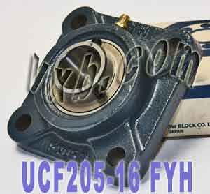 UCF205-16 FYH Square Flanged 1 inch inner Mounted Bearing - fast shipping 🇺🇸