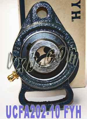 UCFA202-10 FYH Adjustable oval 2-Bolt Flanged Bearing 5/8Mounted - fast shipping 🇺🇸