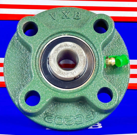 UCFC202 Flange Cartridge Bearing Unit 15mm Bore Mounted Bearing - fast shipping 🇺🇸