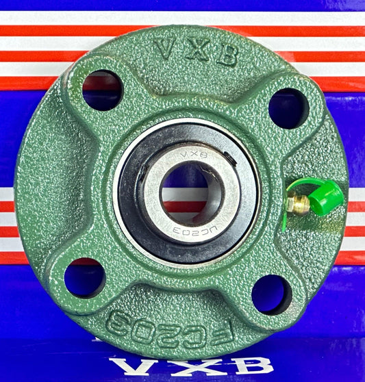 UCFC203 Flange Cartridge Bearing Unit 17mm Bore Mounted Bearing - fast shipping 🇺🇸