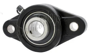 UCNFL202 15mm Bearing Flanged Cast Housing 2-Bolt Mounted Bearing - fast shipping 🇺🇸