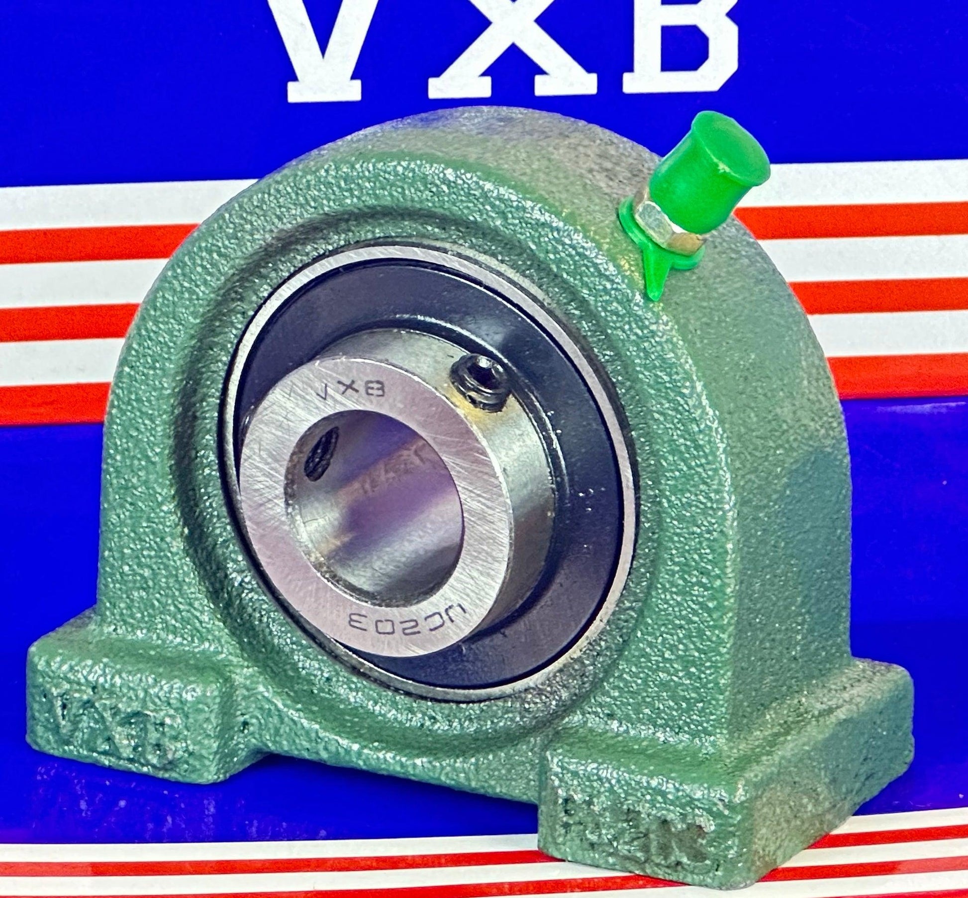 UCPA203 Bearing 17mm Set Screw Tapped Base Pillow Block Bearing - fast shipping 🇺🇸