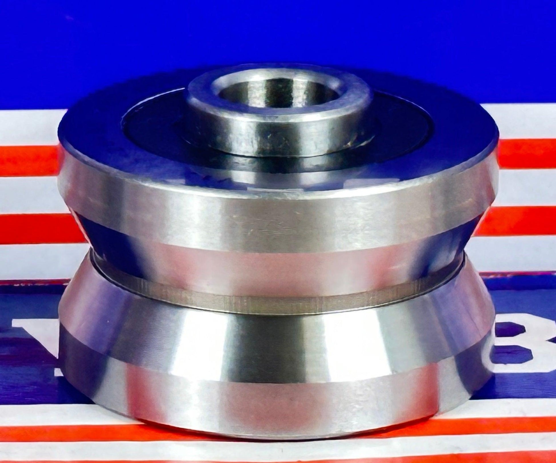 V12x45x26-30mm V Groove Track Roller Bearing With Extended Inner 4mm - fast shipping 🇺🇸