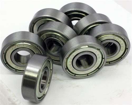 8-Pack Skateboard Bearings, Double Shielded, Silver 608 ZZ - fast shipping 🇺🇸