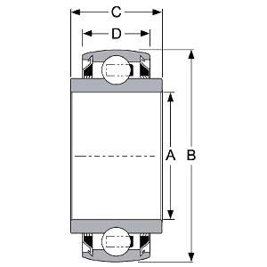 W208PPB7 Agricultural Bearing Heavy Duty Round ID 1.188" x OD 80mm - fast shipping 🇺🇸