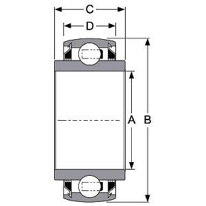 W210PP2 1.938" Round bore Heavy duty Disc Harrow Bearing - Triple Lip Shield - Non-relubricable - fast shipping 🇺🇸