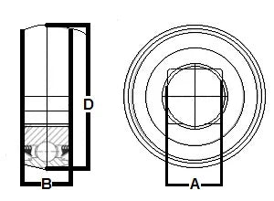 W211PPB6 Heavy Duty Disc Harrow 3 Lip 1-1/2" Square Bore Bearing - fast shipping 🇺🇸