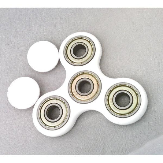 White Fidget Hand Spinner Toy 42Q - fast shipping 🇺🇸