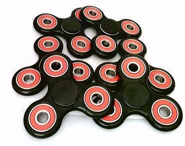 10-Pack Fidget Hand Spinner Toys - Quality Center Ceramic Bearing, 3 Red Bearings 42Q - fast shipping 🇺🇸