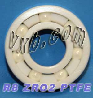 Wide R8 Full Ceramic Bearing 1/2" x 1-1/8" x 5/16 inch White ZrO2 - fast shipping 🇺🇸