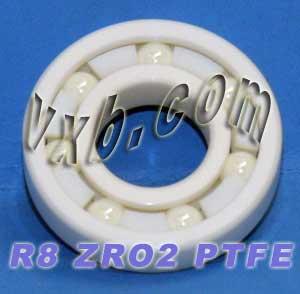 Wide R8 Full Ceramic Bearing 1/2" x 1-1/8" x 5/16 inch White ZrO2 - fast shipping 🇺🇸
