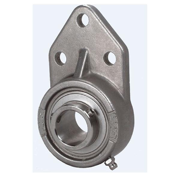 ZUCFB206-20-PBT Flange Bracket 3 Bolt 1 1/4 Zinc chromate Bearing - fast shipping 🇺🇸